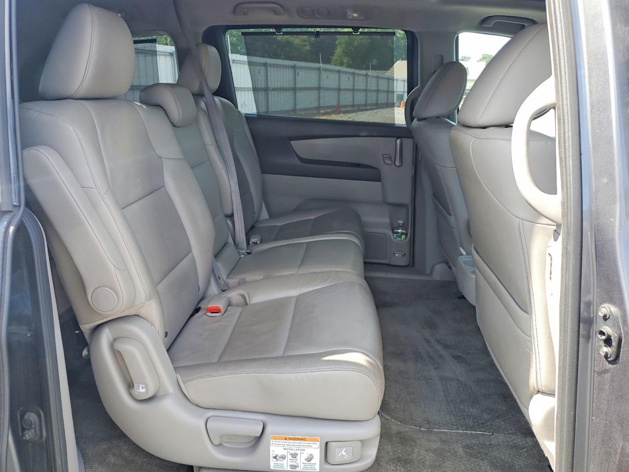 2013 Honda Odyssey Touring Gray vin: 5FNRL5H97DB029968