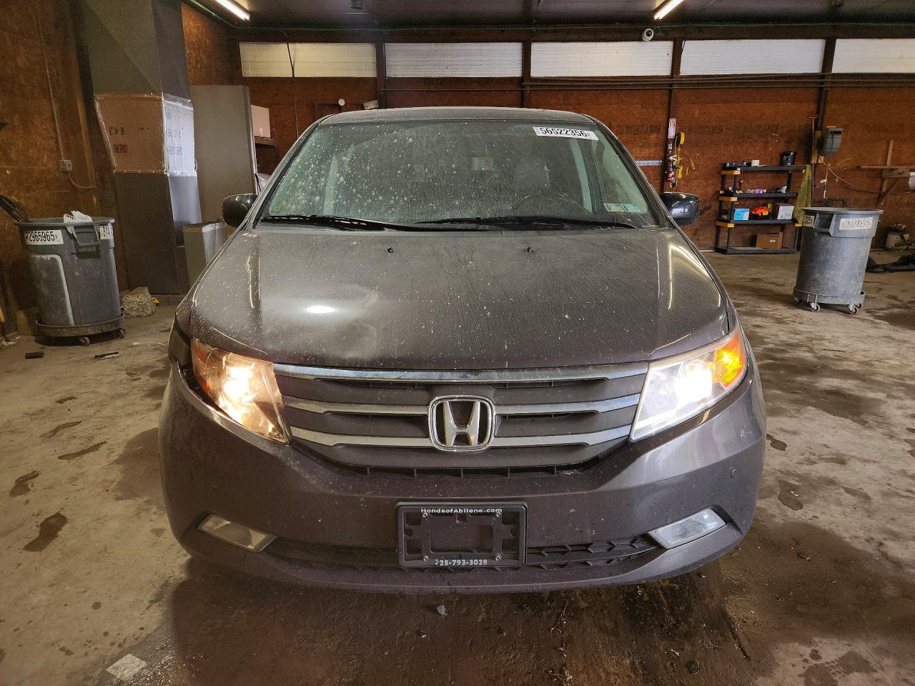 2013 Honda Odyssey Touring Gray vin: 5FNRL5H97DB078622