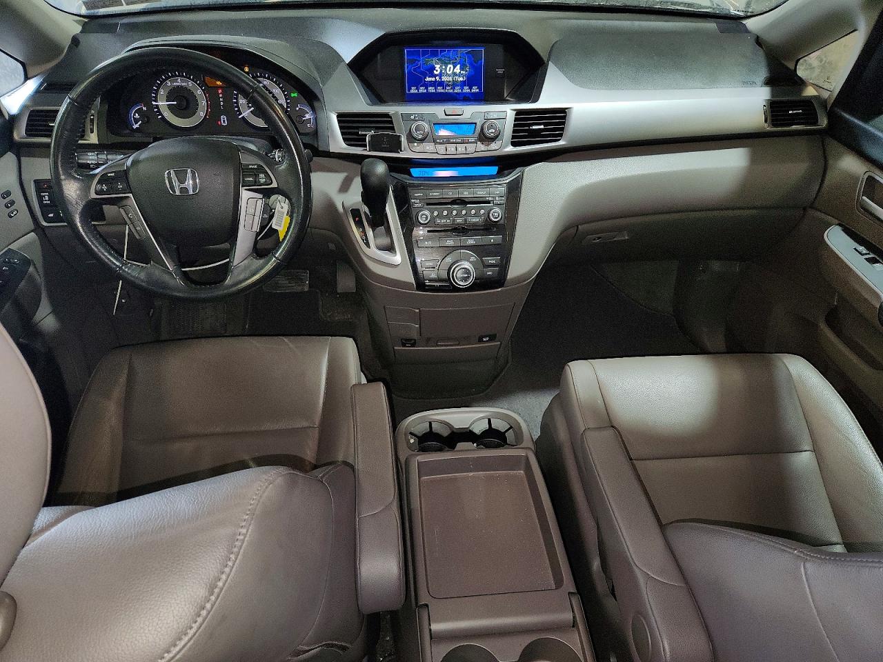 2013 Honda Odyssey Touring Gray vin: 5FNRL5H97DB078622