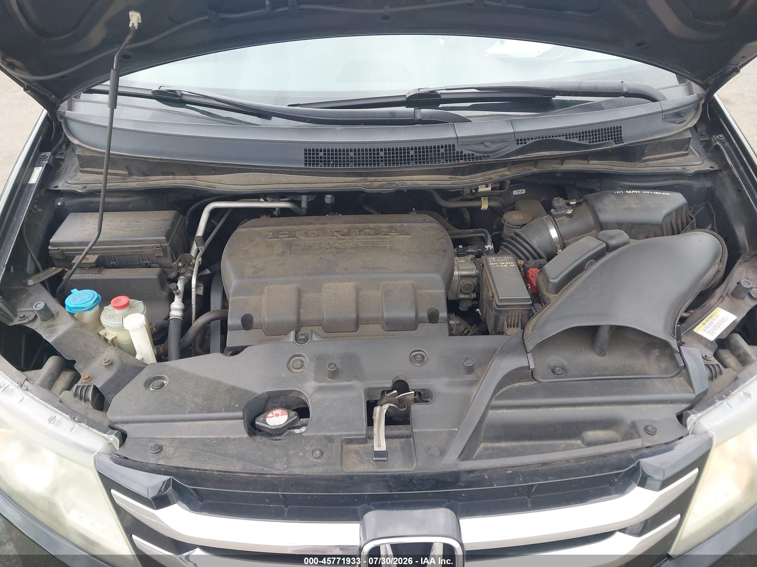 2014 Honda Odyssey Touring/touring Elite Черный vin: 5FNRL5H97EB025971