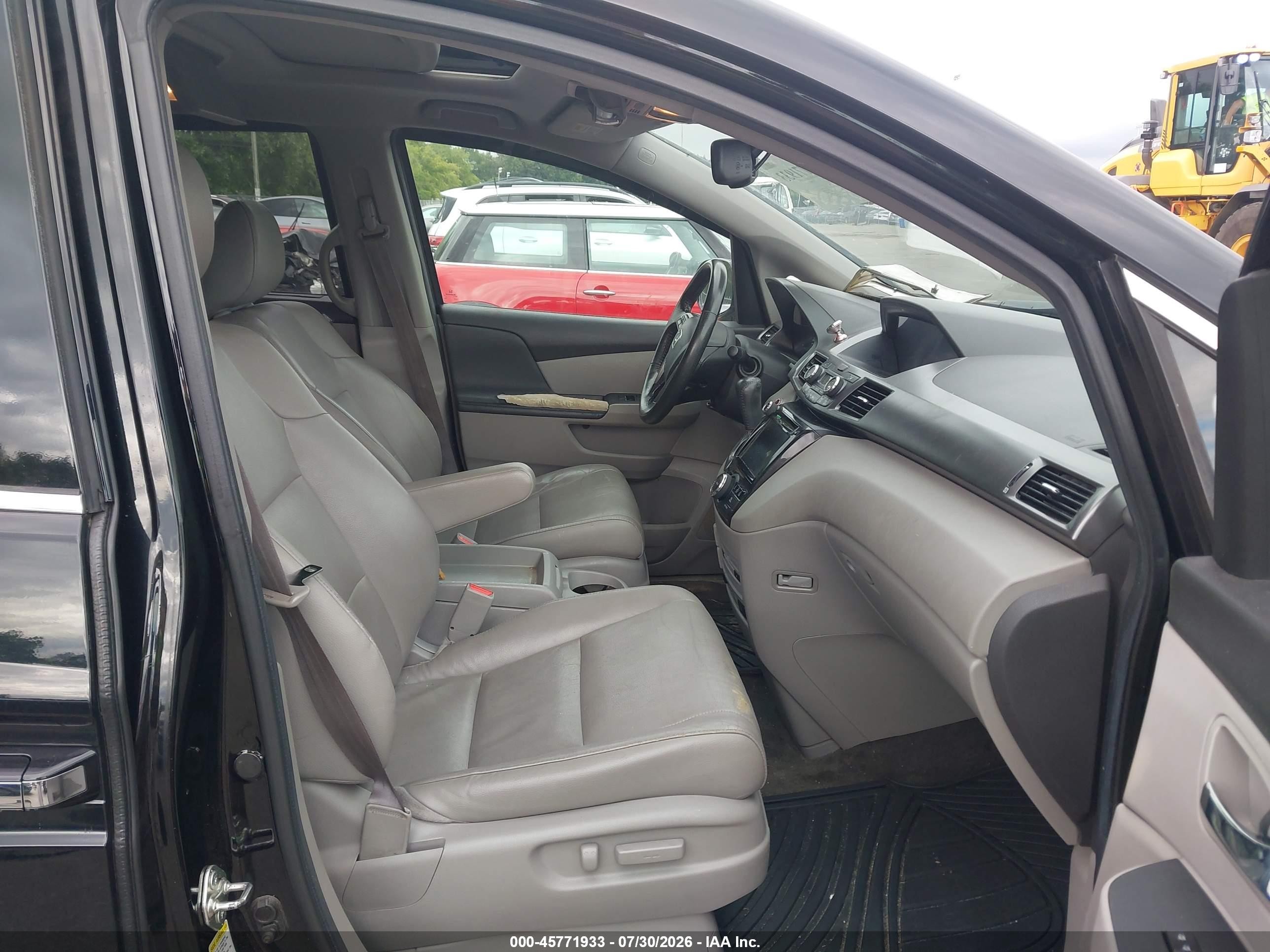 2014 Honda Odyssey Touring/touring Elite Черный vin: 5FNRL5H97EB025971