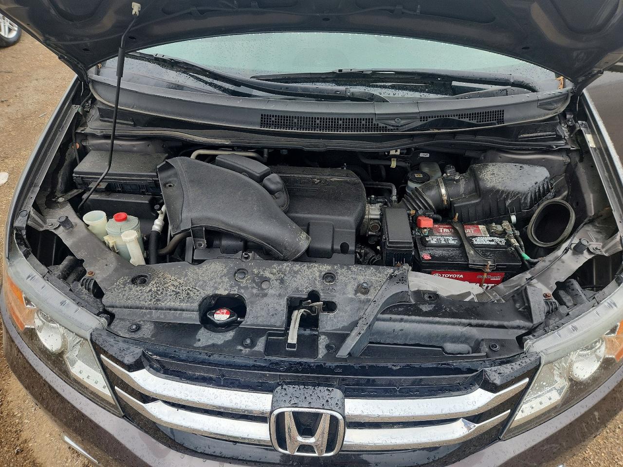 2014 Honda Odyssey Touring Gray vin: 5FNRL5H97EB035142