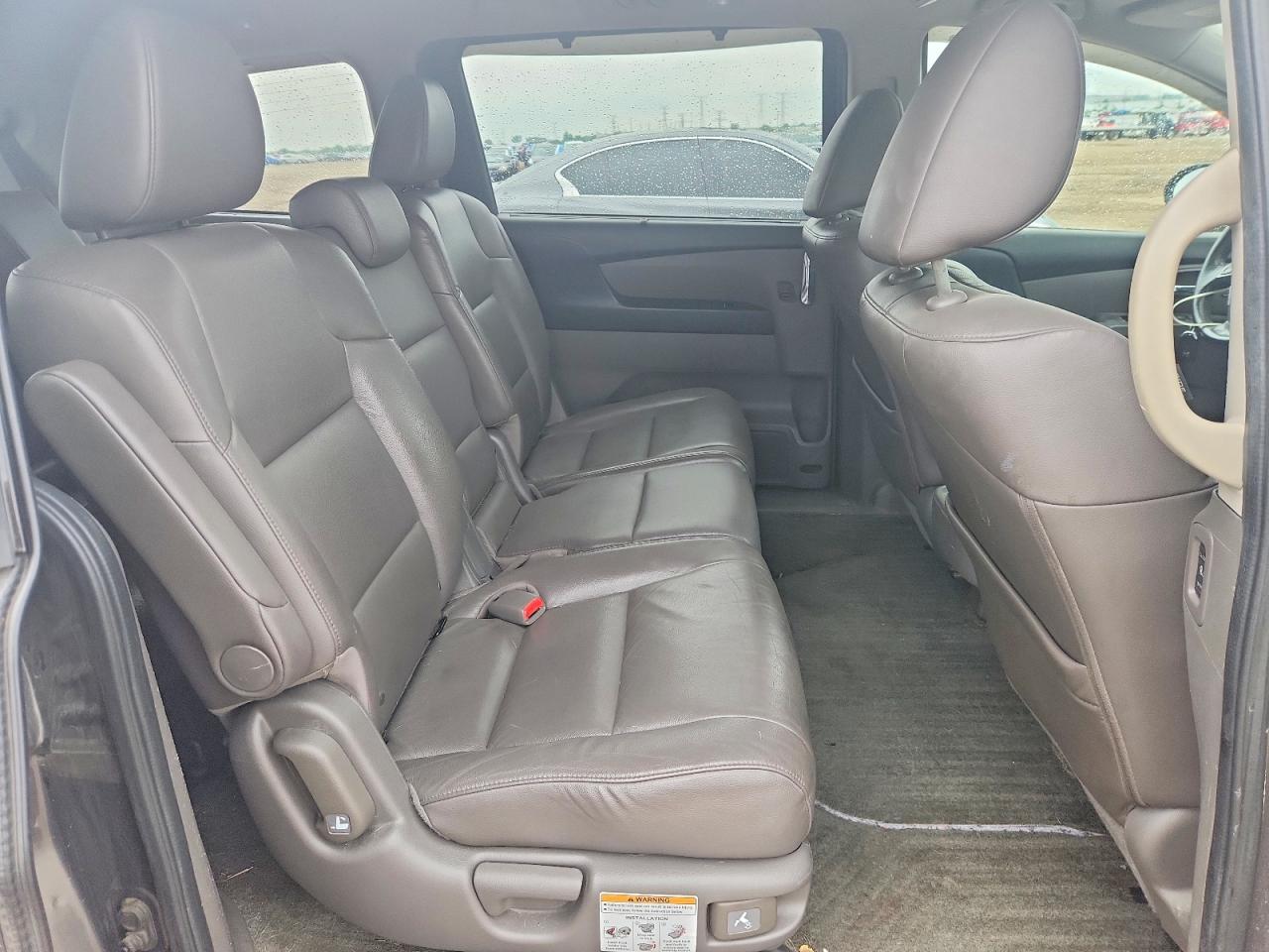 2014 Honda Odyssey Touring Gray vin: 5FNRL5H97EB035142