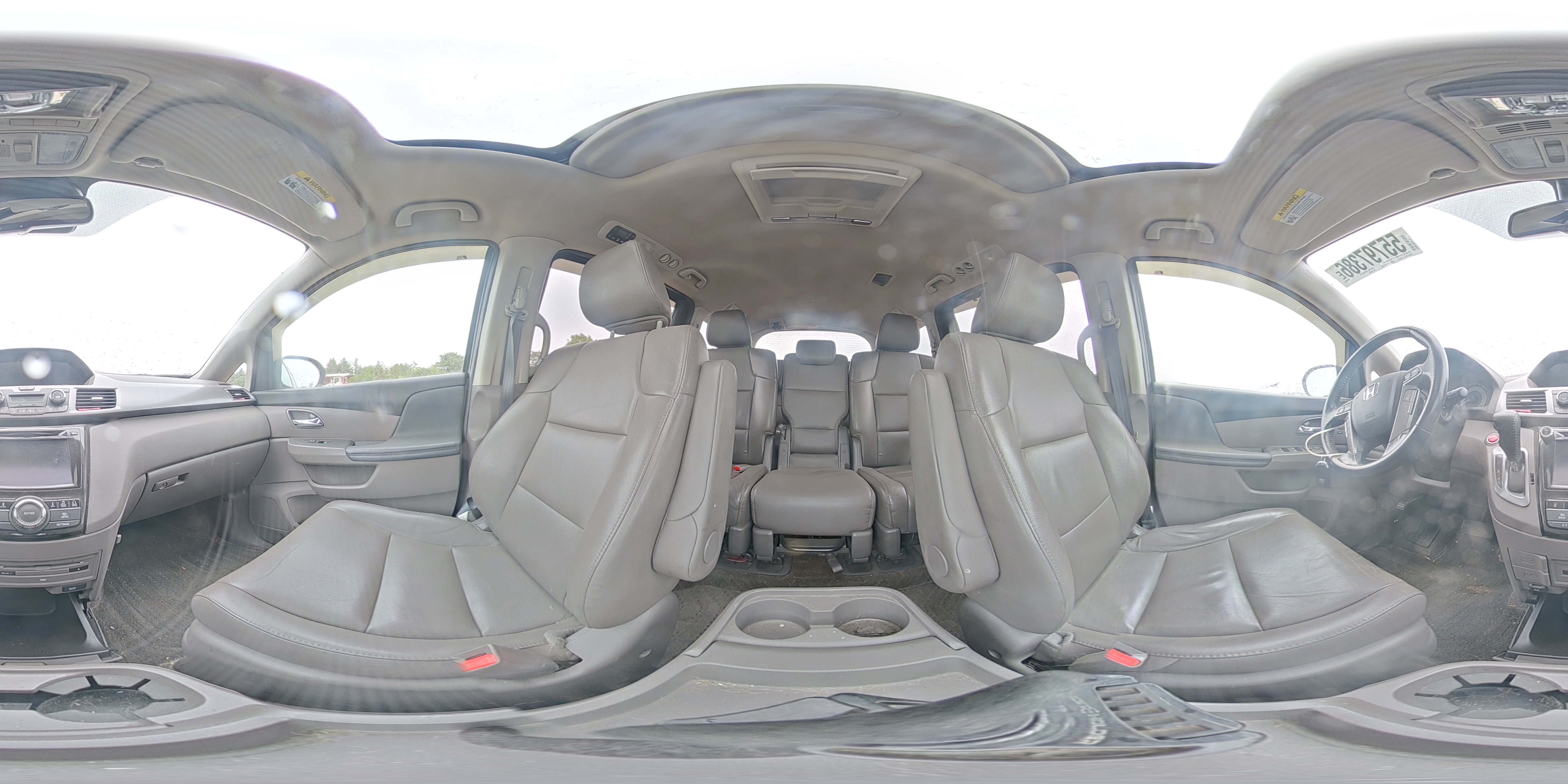 2014 Honda Odyssey Touring Gray vin: 5FNRL5H97EB035142