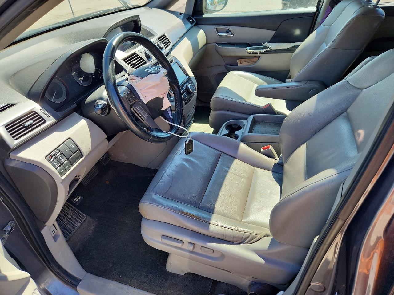 2014 Honda Odyssey Touring Gray vin: 5FNRL5H97EB041894