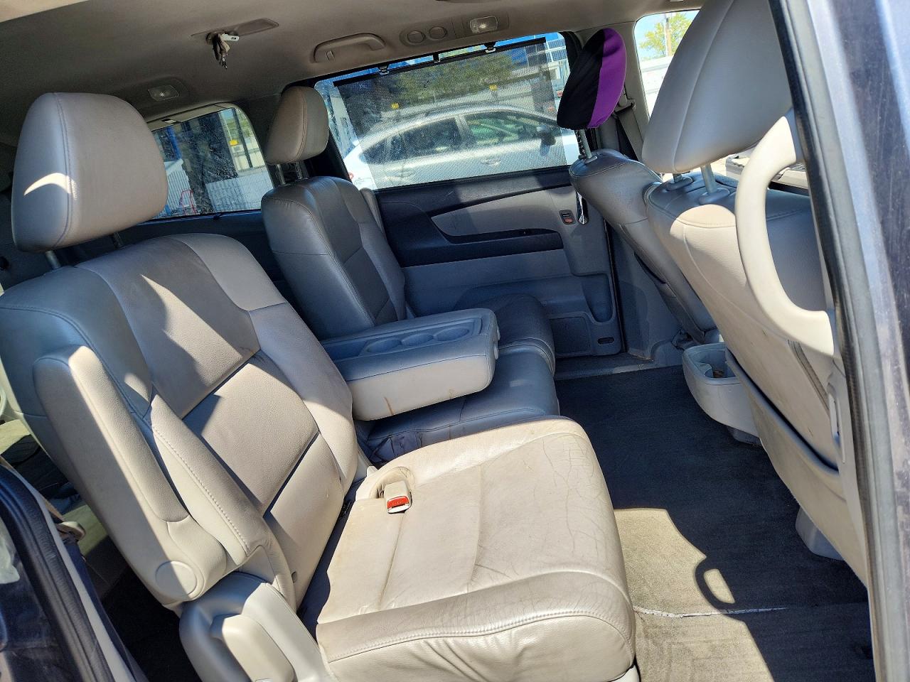 2014 Honda Odyssey Touring Gray vin: 5FNRL5H97EB041894