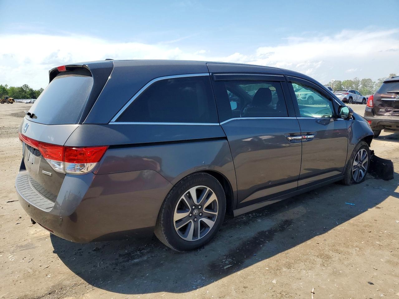 2014 Honda Odyssey Touring Charcoal vin: 5FNRL5H97EB074295