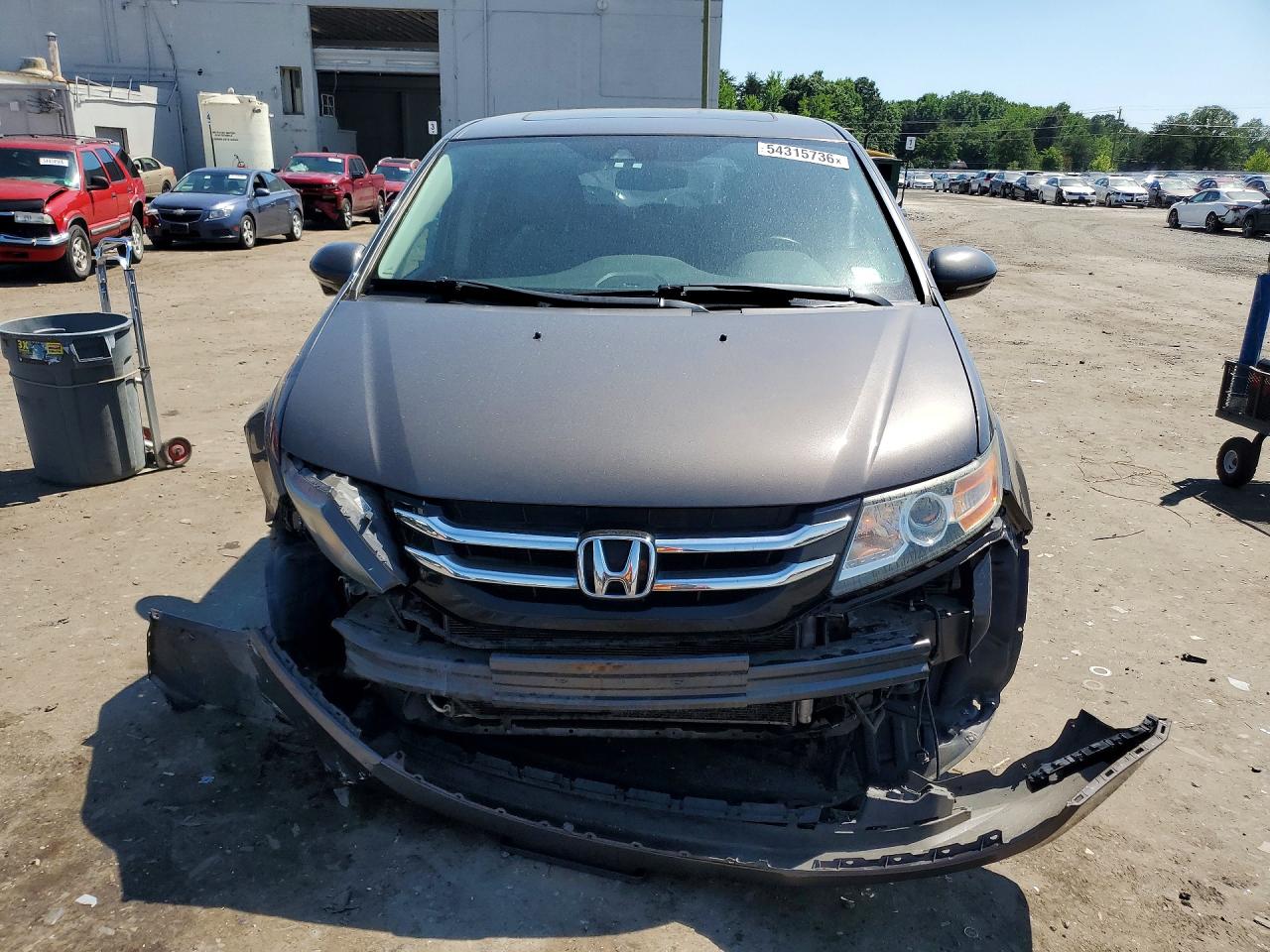 2014 Honda Odyssey Touring Charcoal vin: 5FNRL5H97EB074295