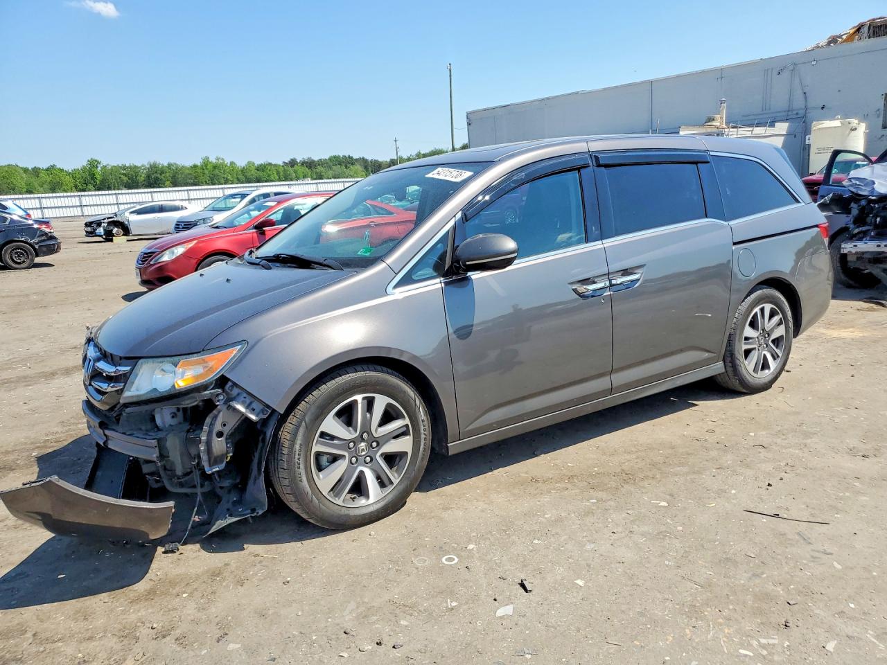 2014 Honda Odyssey Touring Charcoal vin: 5FNRL5H97EB074295