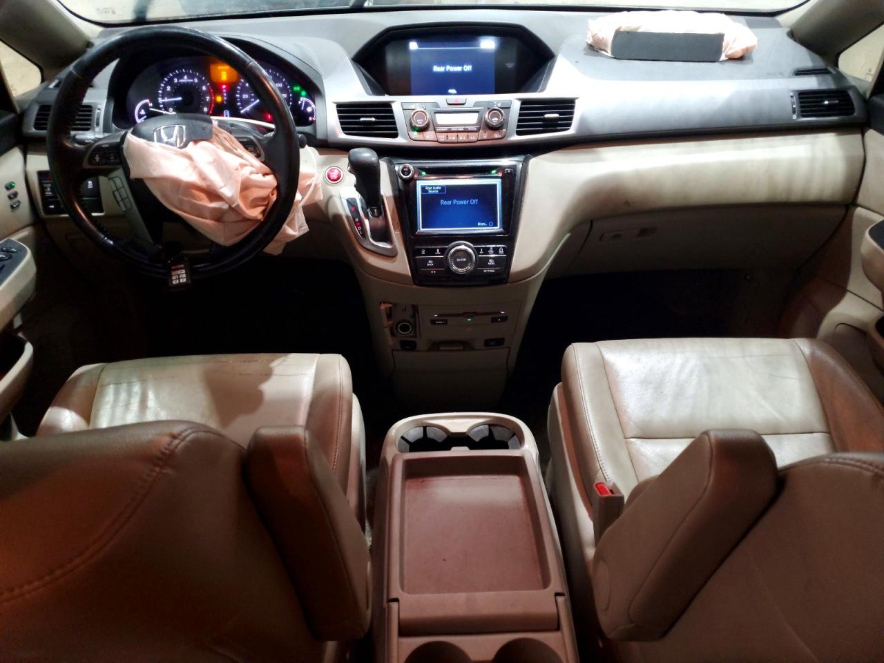 2014 Honda Odyssey Touring/touring Elite White vin: 5FNRL5H97EB093915