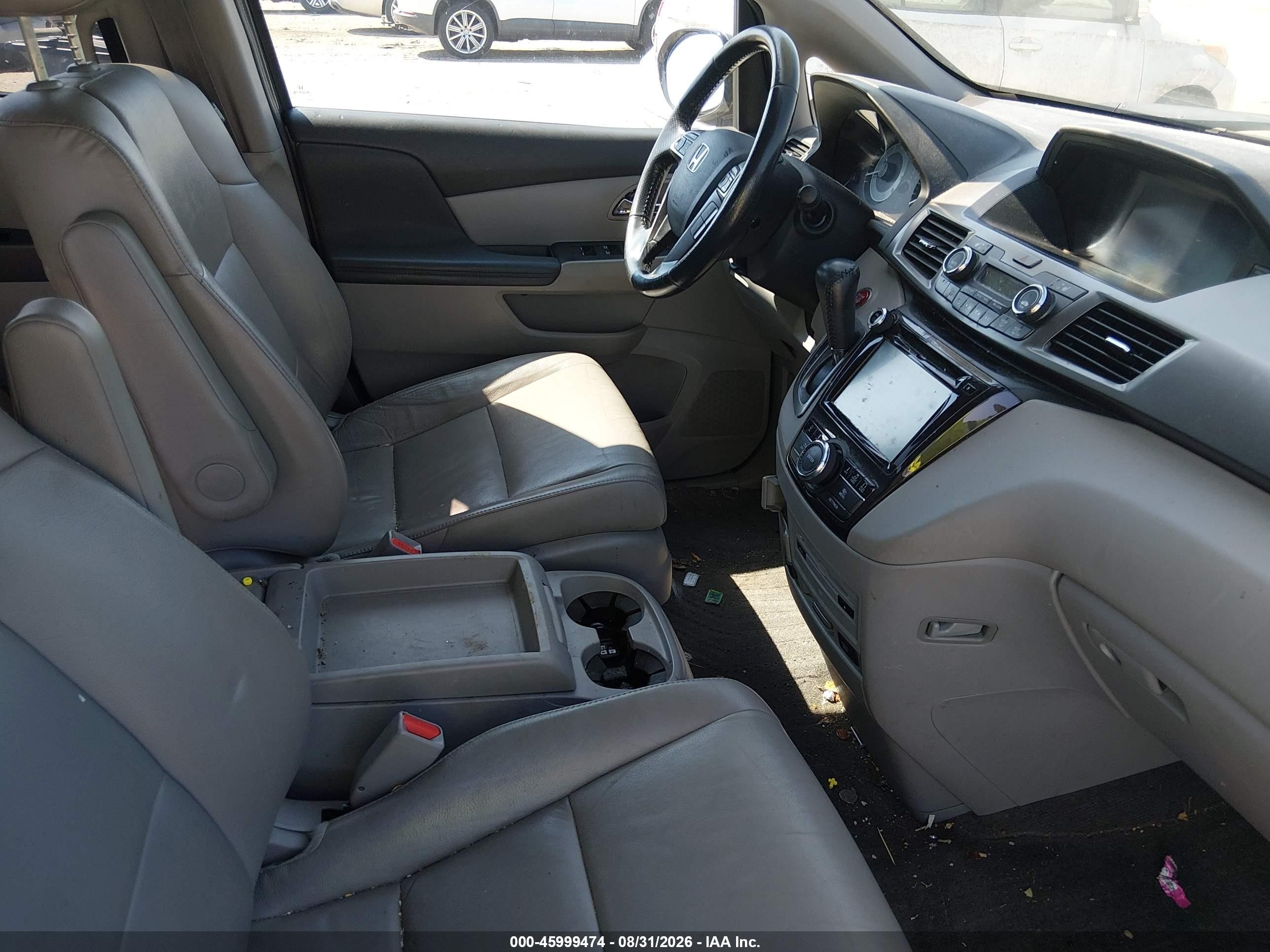 2015 Honda Odyssey Touring/touring Elite Gray vin: 5FNRL5H97FB022487
