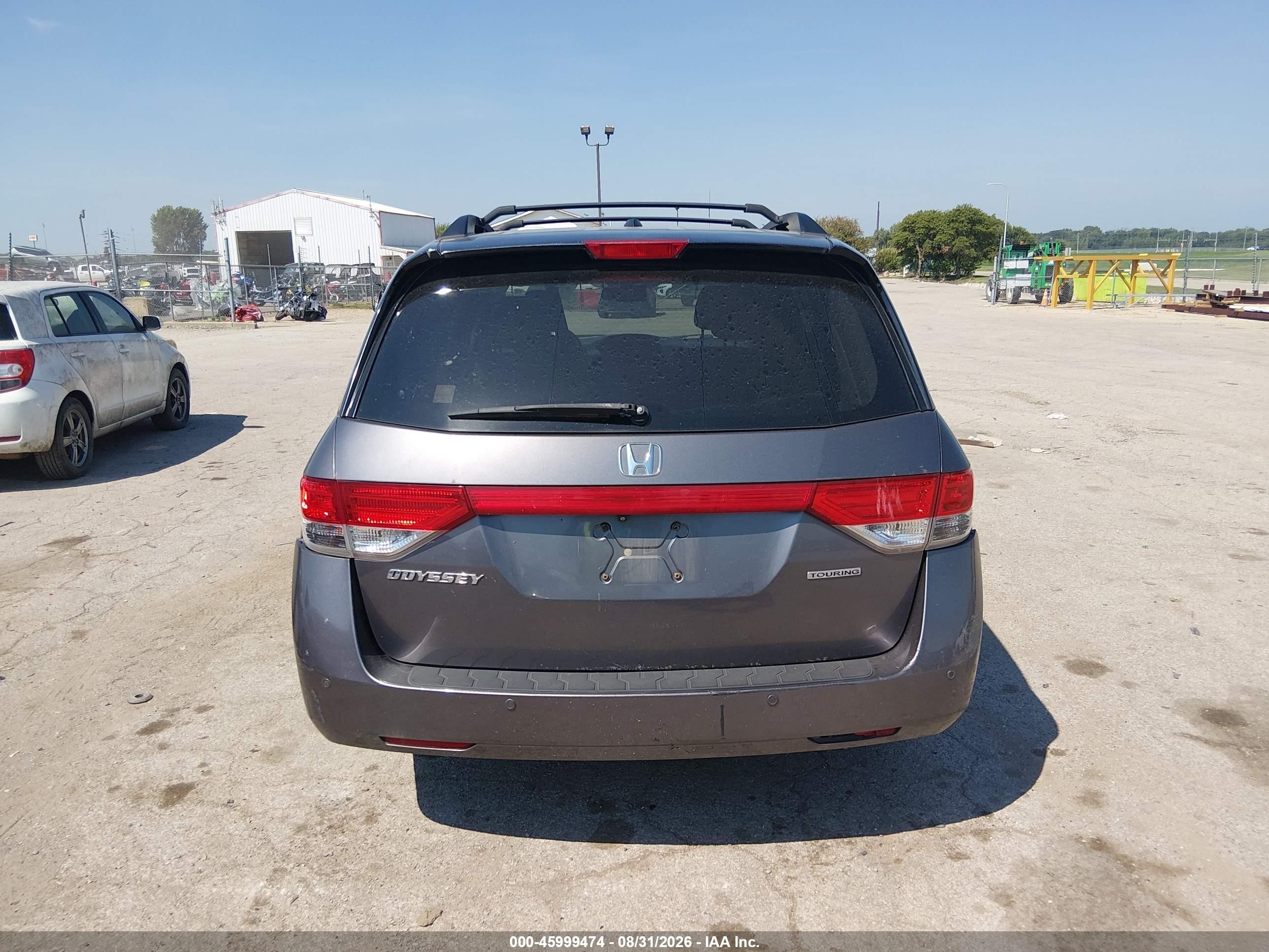 2015 Honda Odyssey Touring/touring Elite Gray vin: 5FNRL5H97FB022487