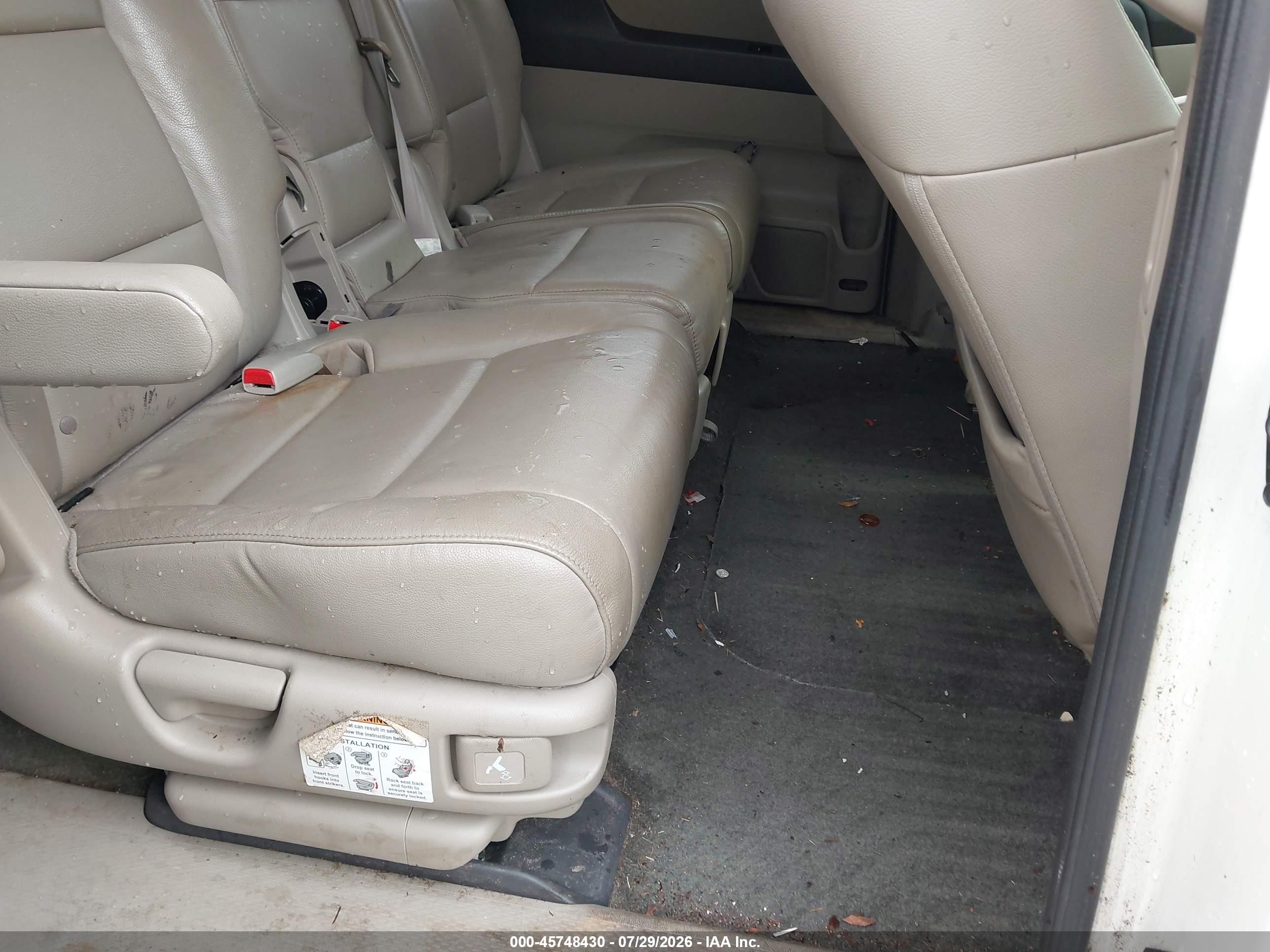 2015 Honda Odyssey Touring/touring Elite White vin: 5FNRL5H97FB024997