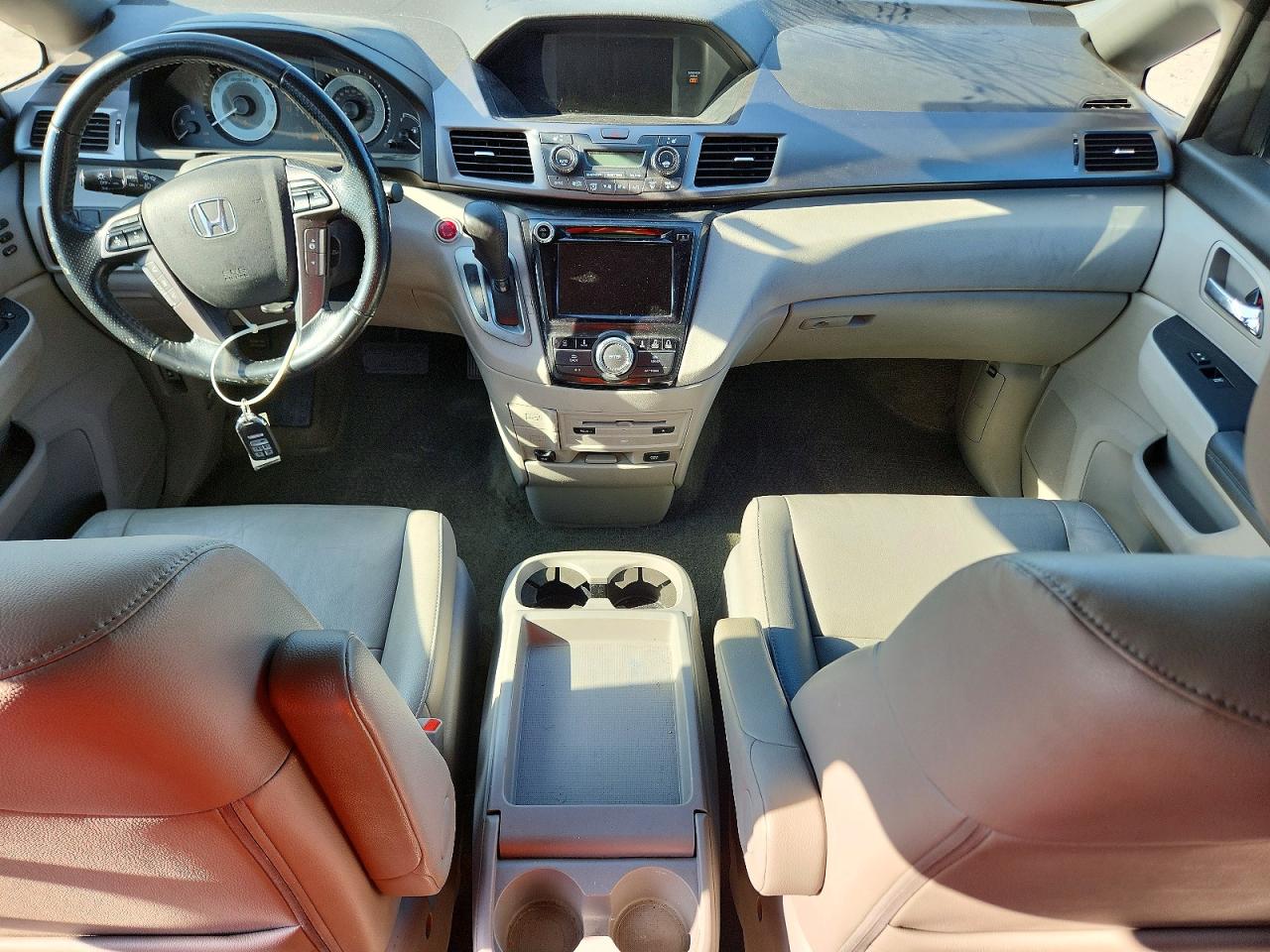2015 Honda Odyssey Touring Gray vin: 5FNRL5H97FB070152