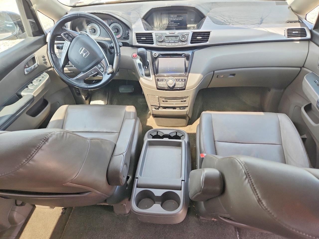2015 Honda Odyssey Touring Gray vin: 5FNRL5H97FB090773