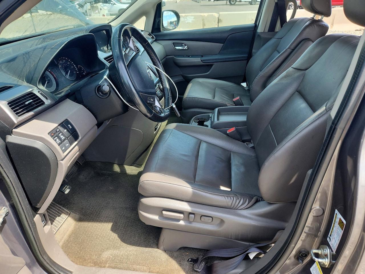 2015 Honda Odyssey Touring Gray vin: 5FNRL5H97FB090773