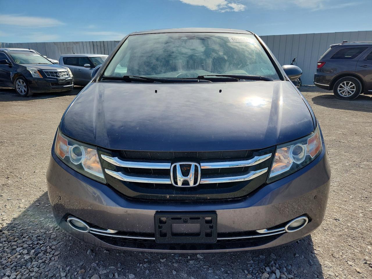 2015 Honda Odyssey Touring Gray vin: 5FNRL5H97FB093513
