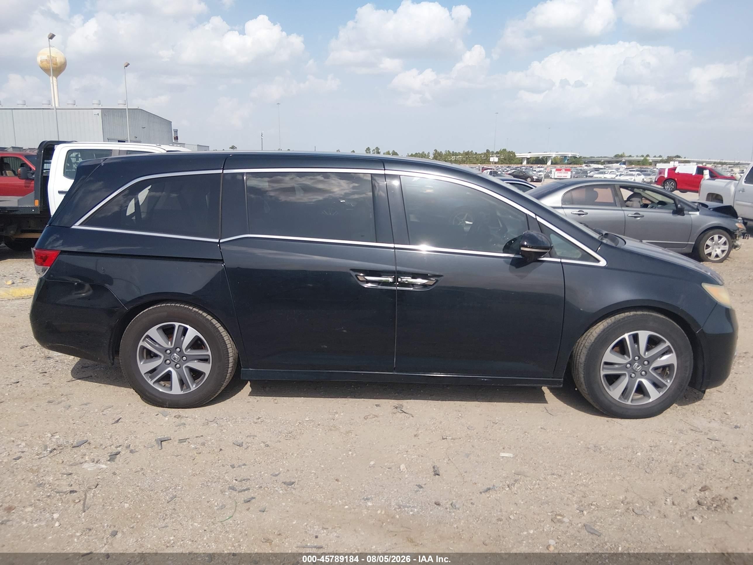 2016 Honda Odyssey Touring/touring Elite Black vin: 5FNRL5H97GB025116