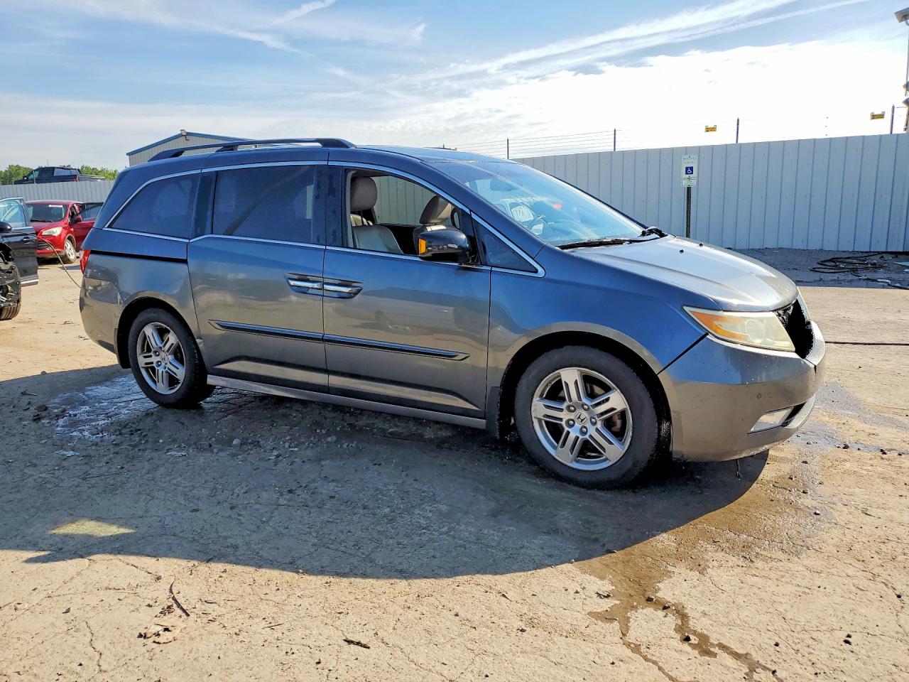 2011 Honda Odyssey Touring/touring Elite Серый vin: 5FNRL5H98BB009290