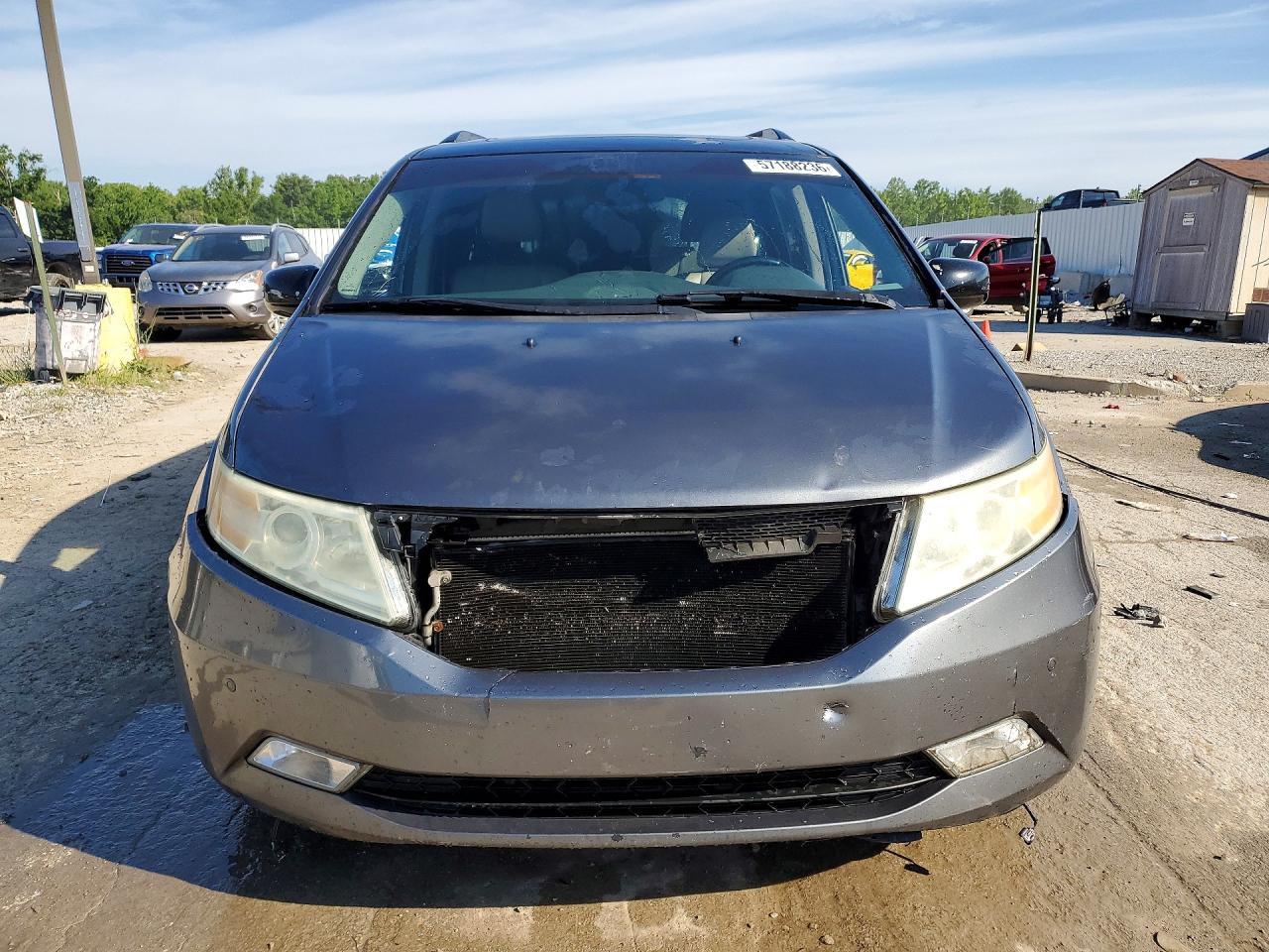 2011 Honda Odyssey Touring/touring Elite Серый vin: 5FNRL5H98BB009290