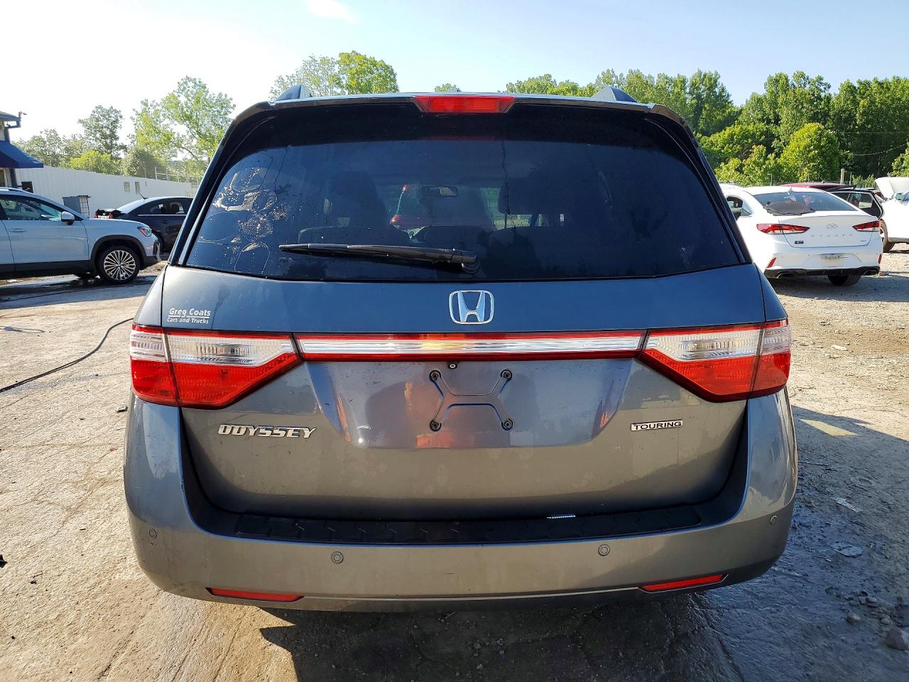 2011 Honda Odyssey Touring/touring Elite Серый vin: 5FNRL5H98BB009290