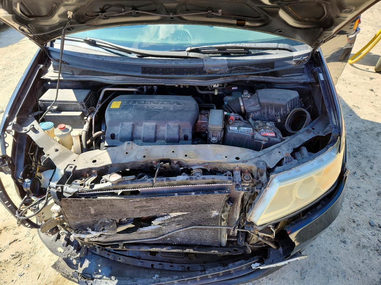 2011 Honda Odyssey Touring Черный vin: 5FNRL5H98BB027787