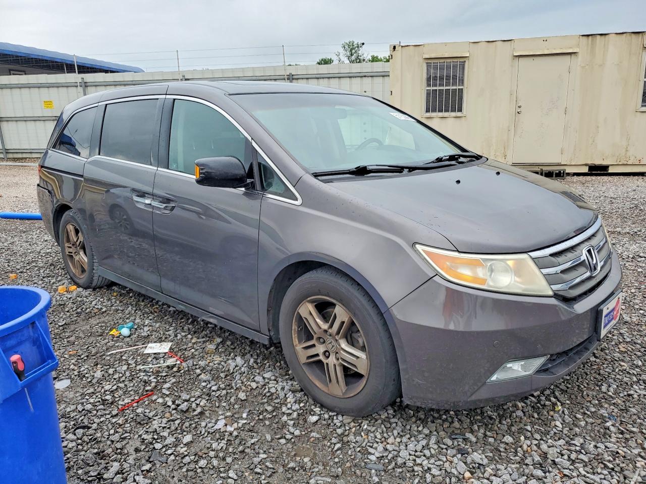 2012 Honda Odyssey Touring Серый vin: 5FNRL5H98CB043327