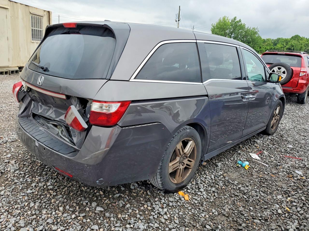 2012 Honda Odyssey Touring Серый vin: 5FNRL5H98CB043327