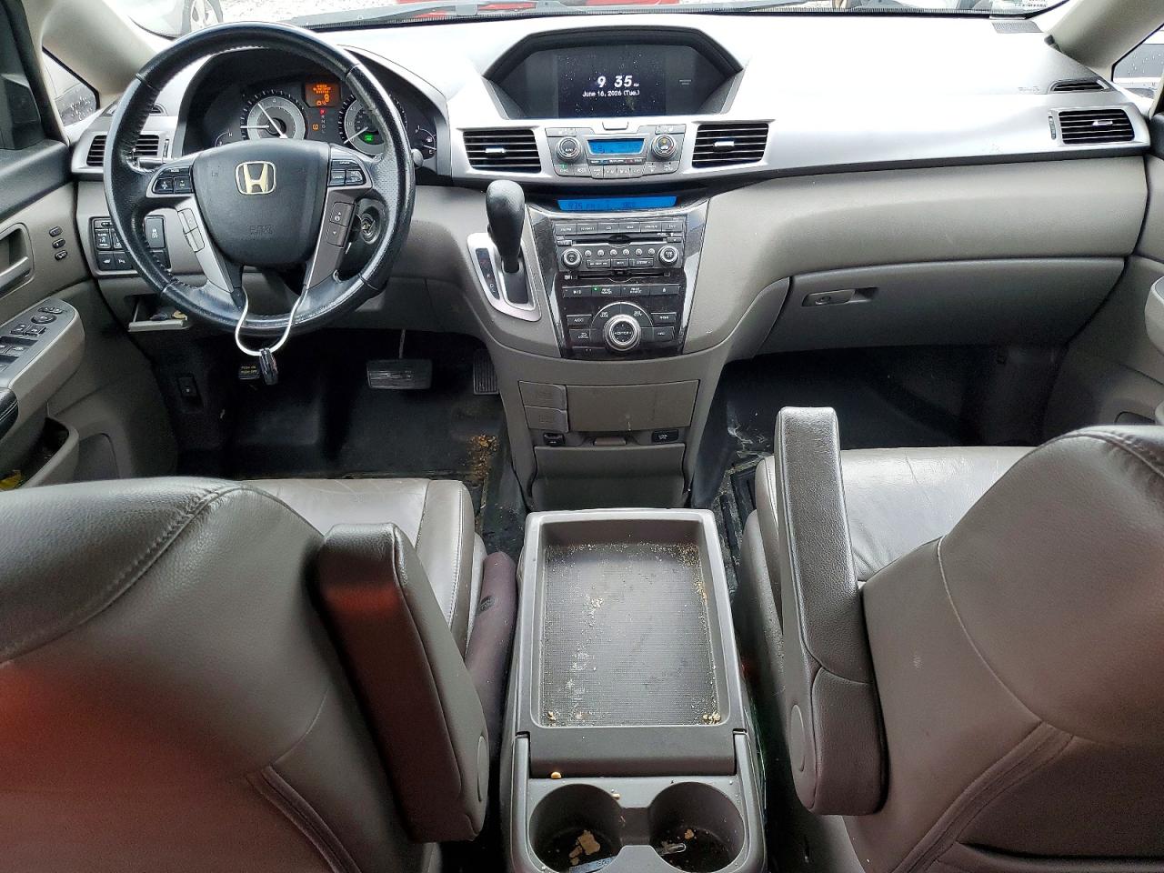 2012 Honda Odyssey Touring Серый vin: 5FNRL5H98CB043327