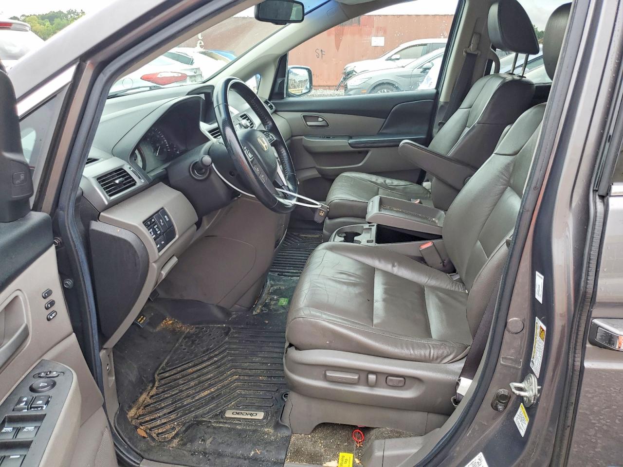2012 Honda Odyssey Touring Серый vin: 5FNRL5H98CB043327