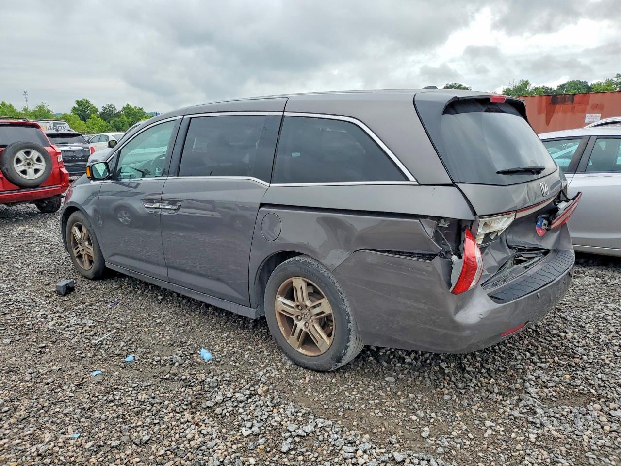 2012 Honda Odyssey Touring Серый vin: 5FNRL5H98CB043327