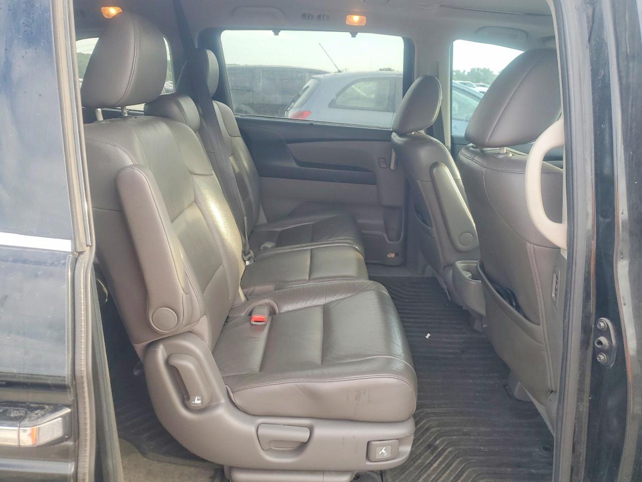 2012 Honda Odyssey Touring Black vin: 5FNRL5H98CB064145