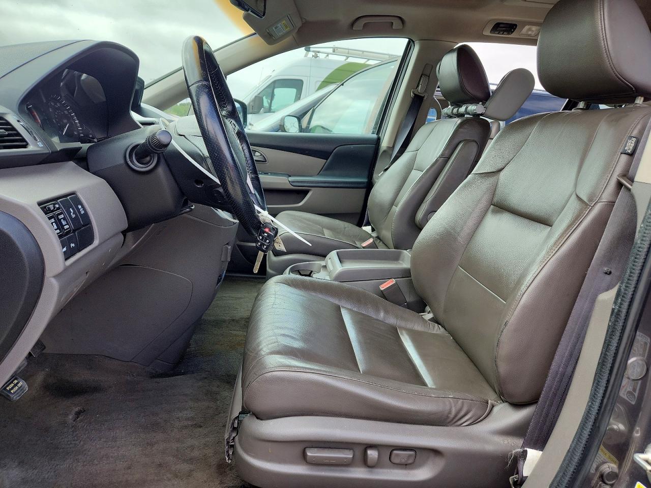 2012 Honda Odyssey Touring Gray vin: 5FNRL5H98CB088543