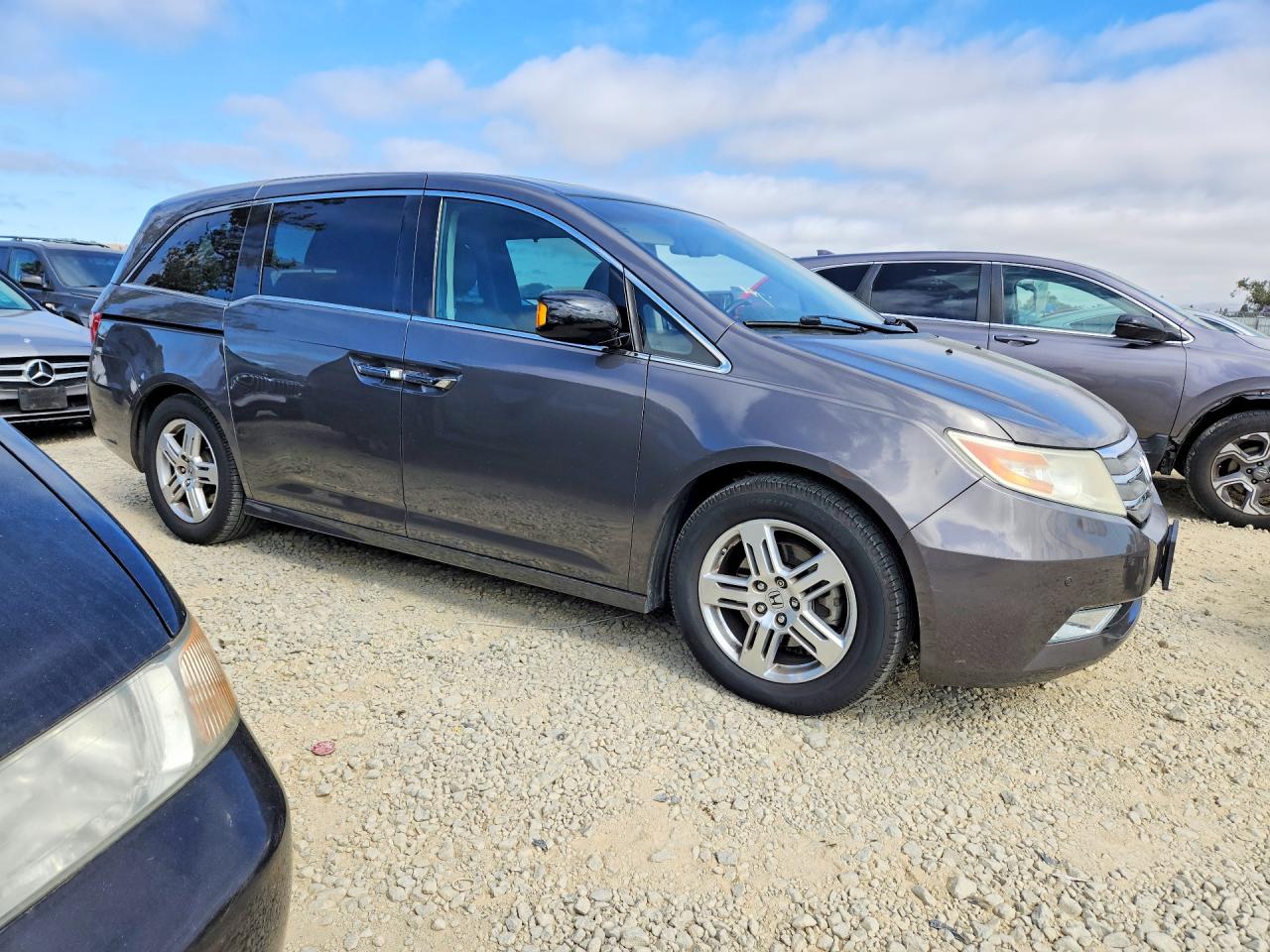 2012 Honda Odyssey Touring Gray vin: 5FNRL5H98CB088543