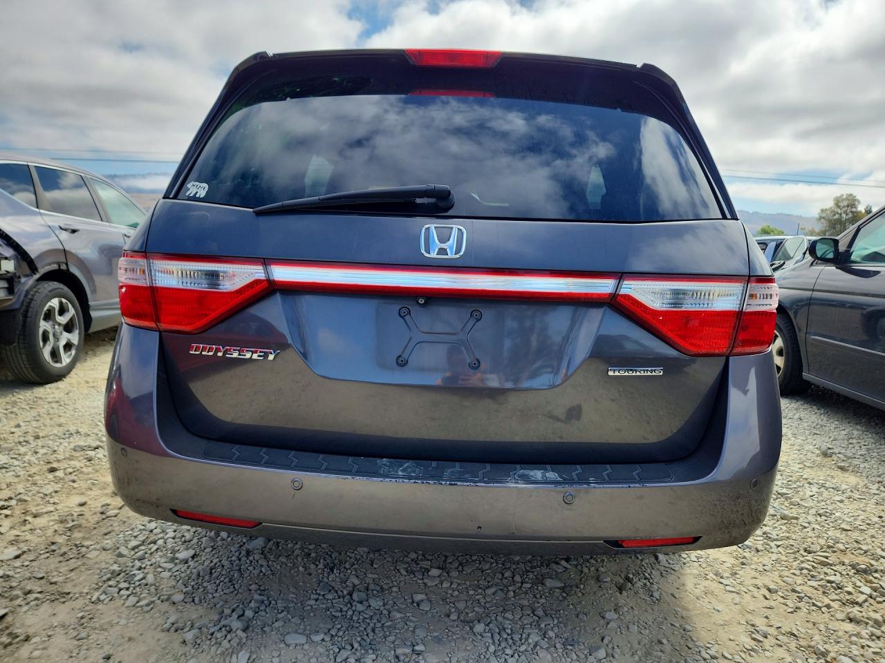 2012 Honda Odyssey Touring Gray vin: 5FNRL5H98CB088543