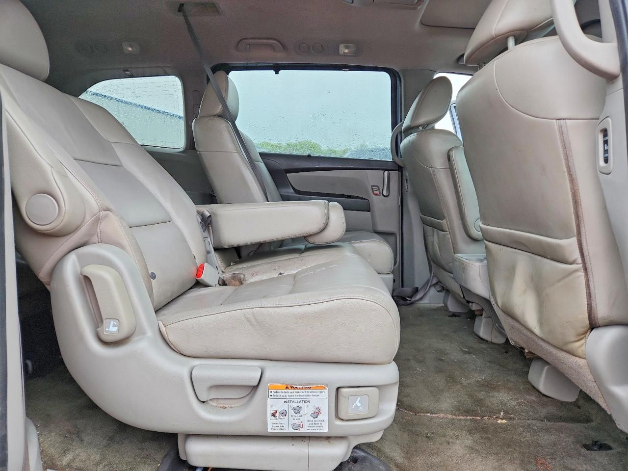 2012 Honda Odyssey Touring Blue vin: 5FNRL5H98CB124537