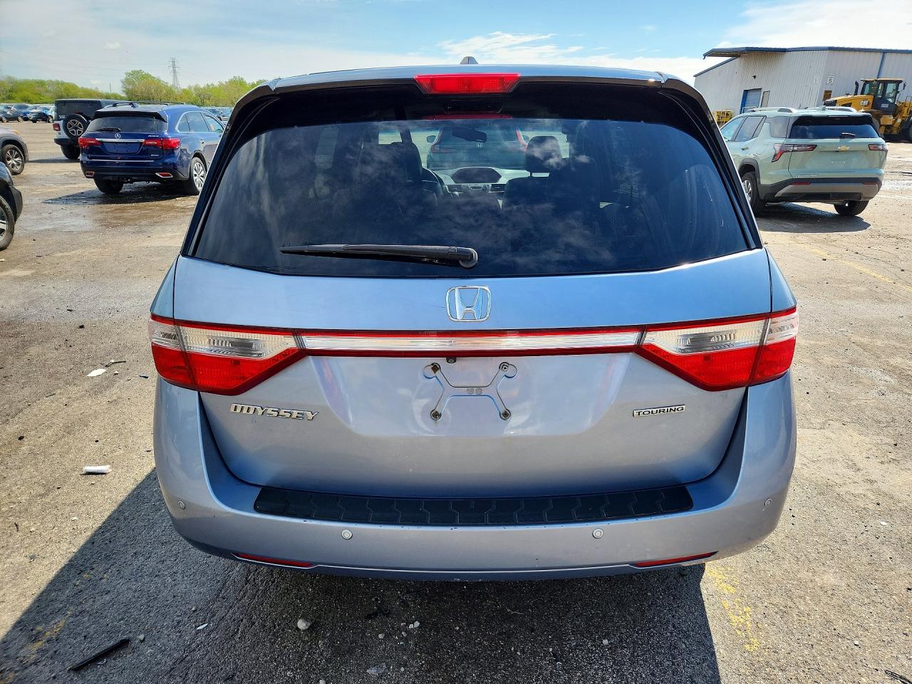 2012 Honda Odyssey Touring Blue vin: 5FNRL5H98CB124537