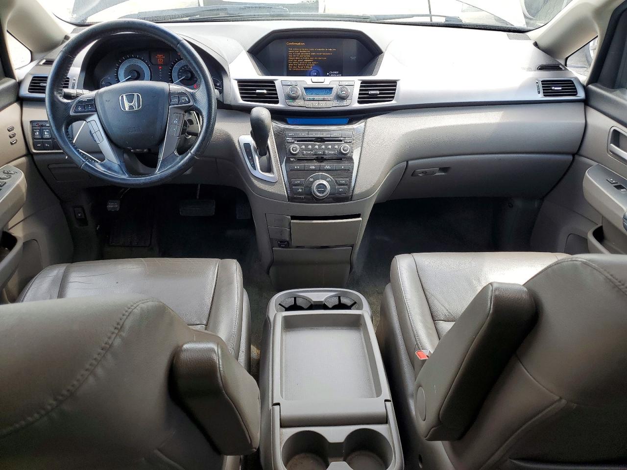 2012 Honda Odyssey Touring Black vin: 5FNRL5H98CB132086