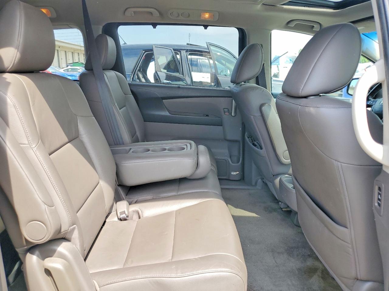 2012 Honda Odyssey Touring Black vin: 5FNRL5H98CB132086