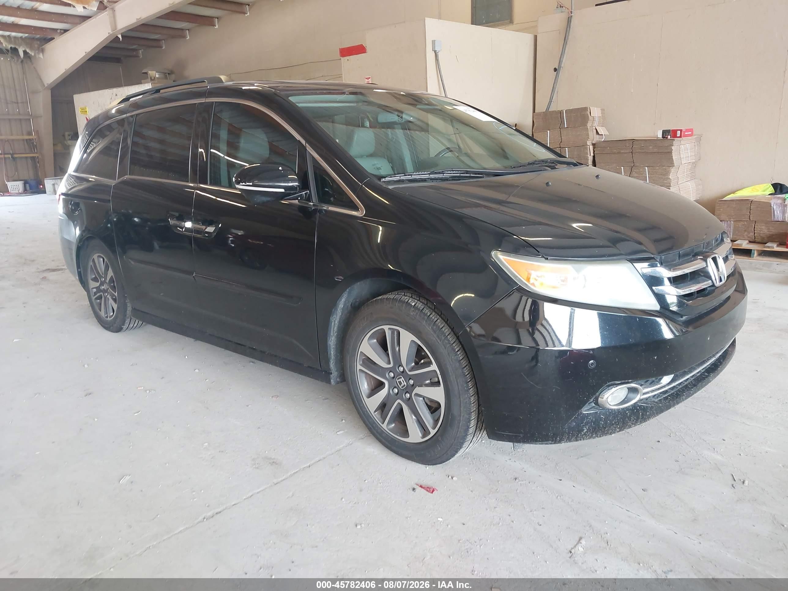 2014 Honda Odyssey Touring/touring Elite Black vin: 5FNRL5H98EB002151