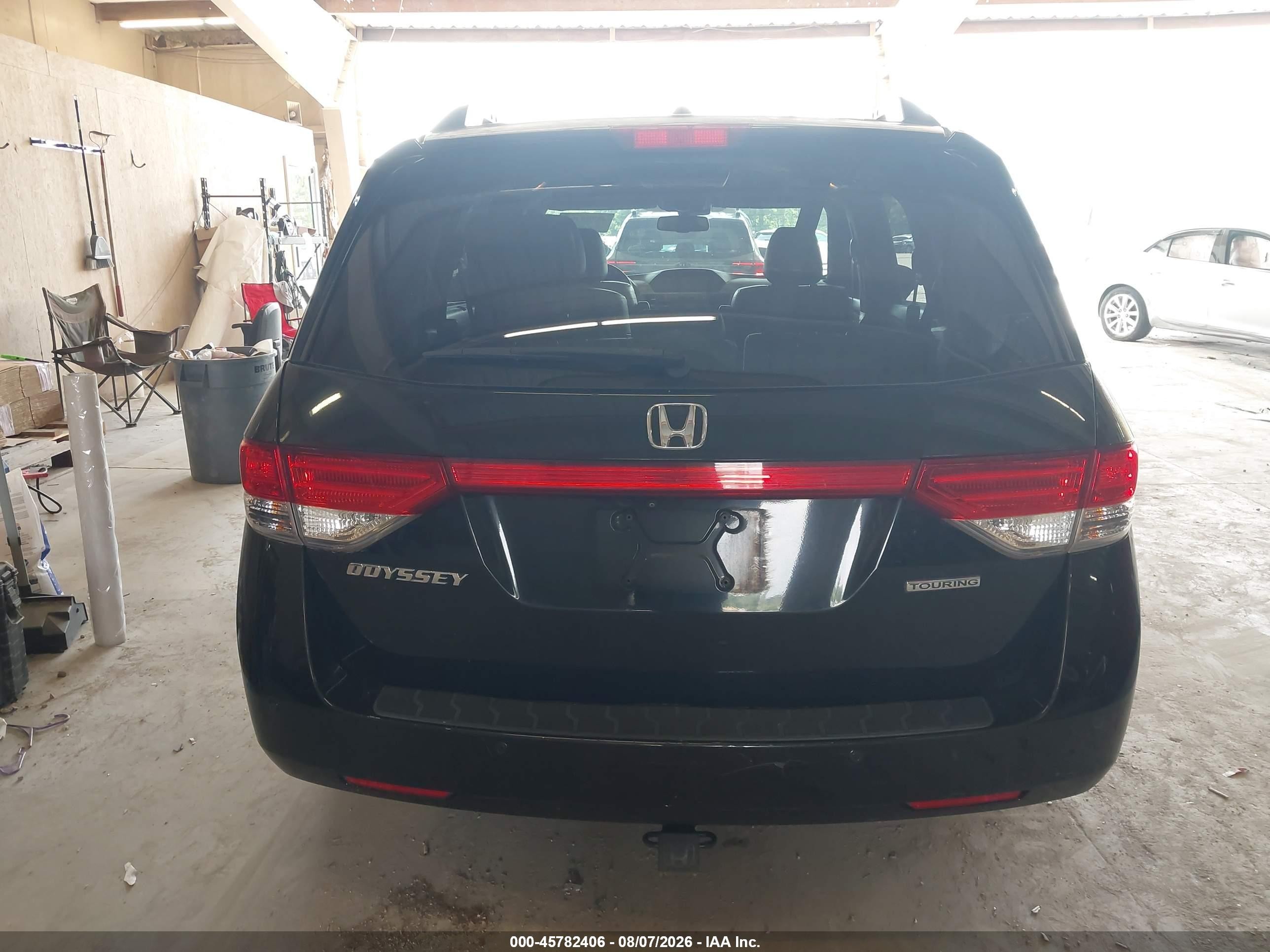 2014 Honda Odyssey Touring/touring Elite Black vin: 5FNRL5H98EB002151
