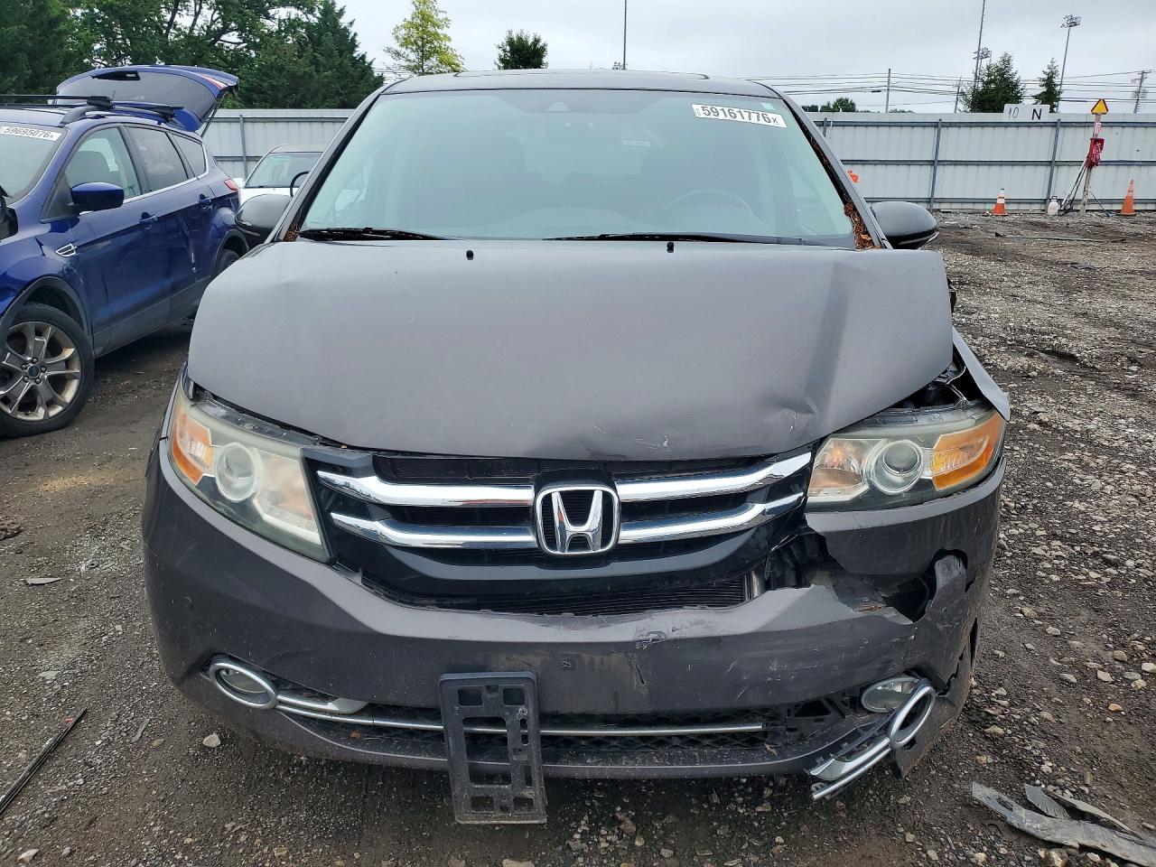 2014 Honda Odyssey Touring Charcoal vin: 5FNRL5H98EB070093
