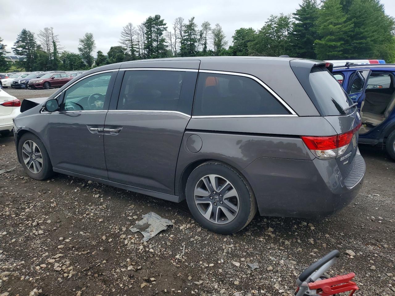 2014 Honda Odyssey Touring Charcoal vin: 5FNRL5H98EB070093