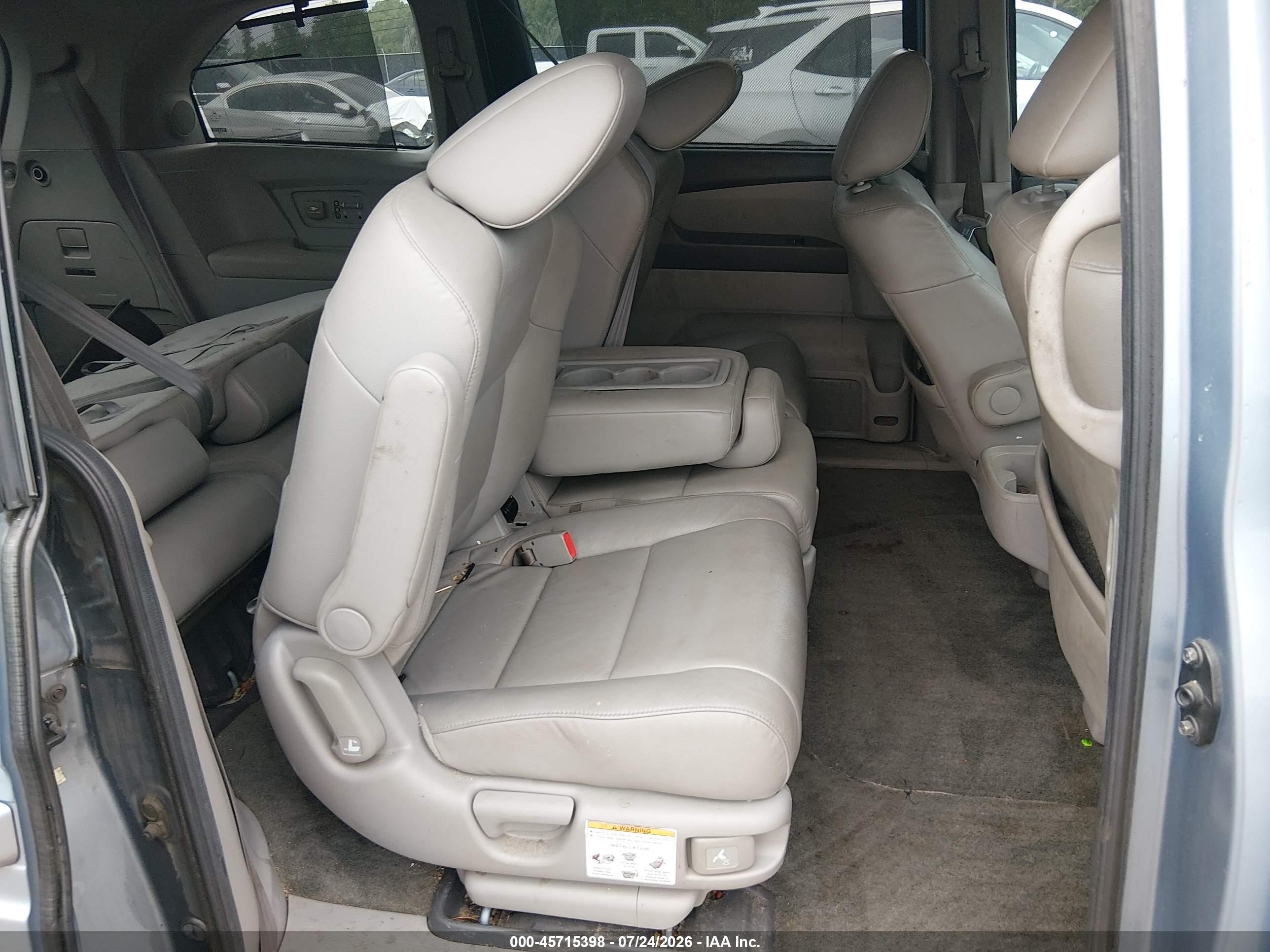 2014 Honda Odyssey Touring/touring Elite Blue vin: 5FNRL5H98EB112732