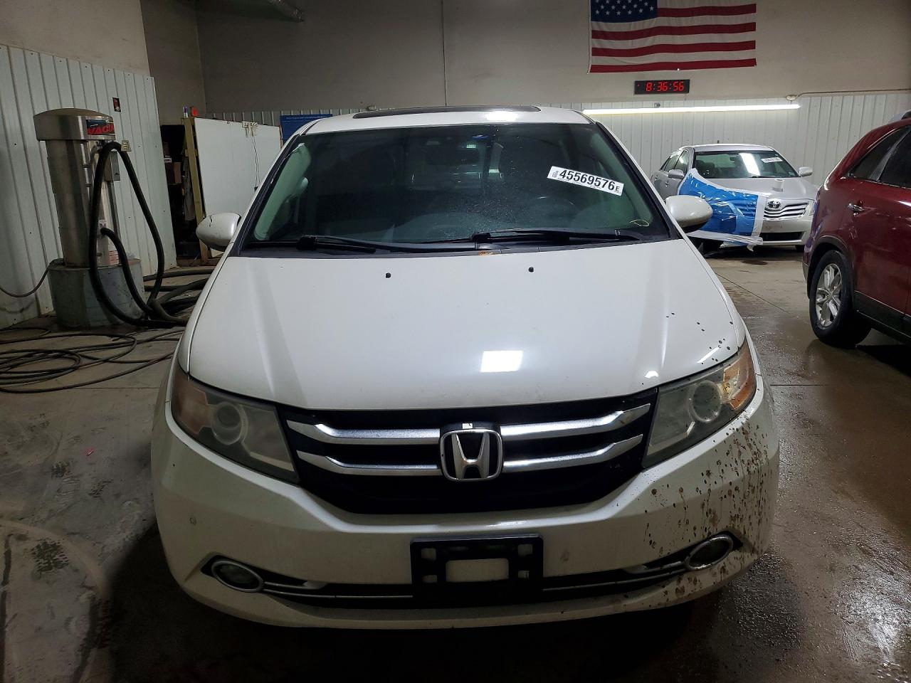 2014 Honda Odyssey Touring/touring Elite Белый vin: 5FNRL5H98EB114951