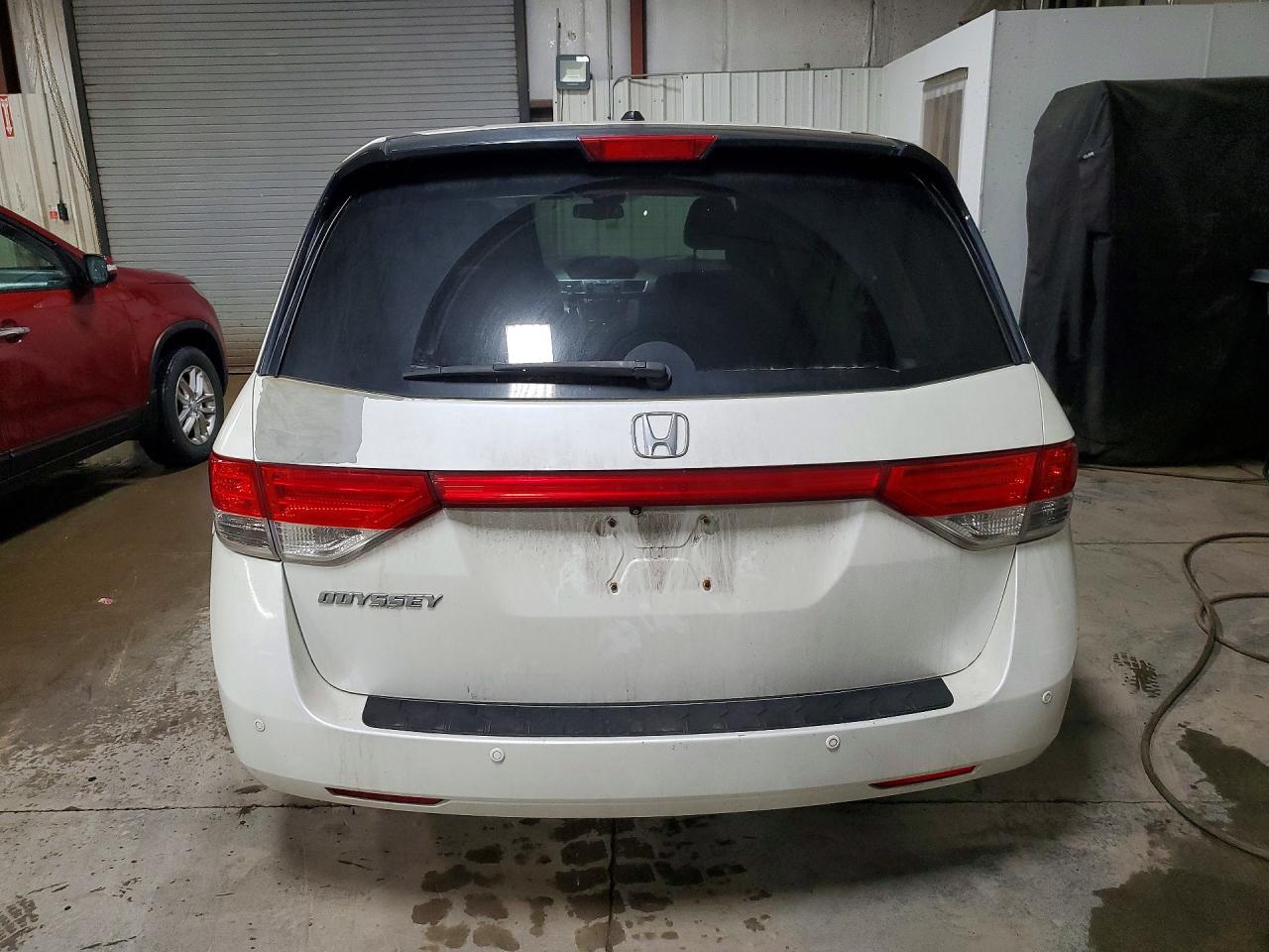 2014 Honda Odyssey Touring/touring Elite Белый vin: 5FNRL5H98EB114951