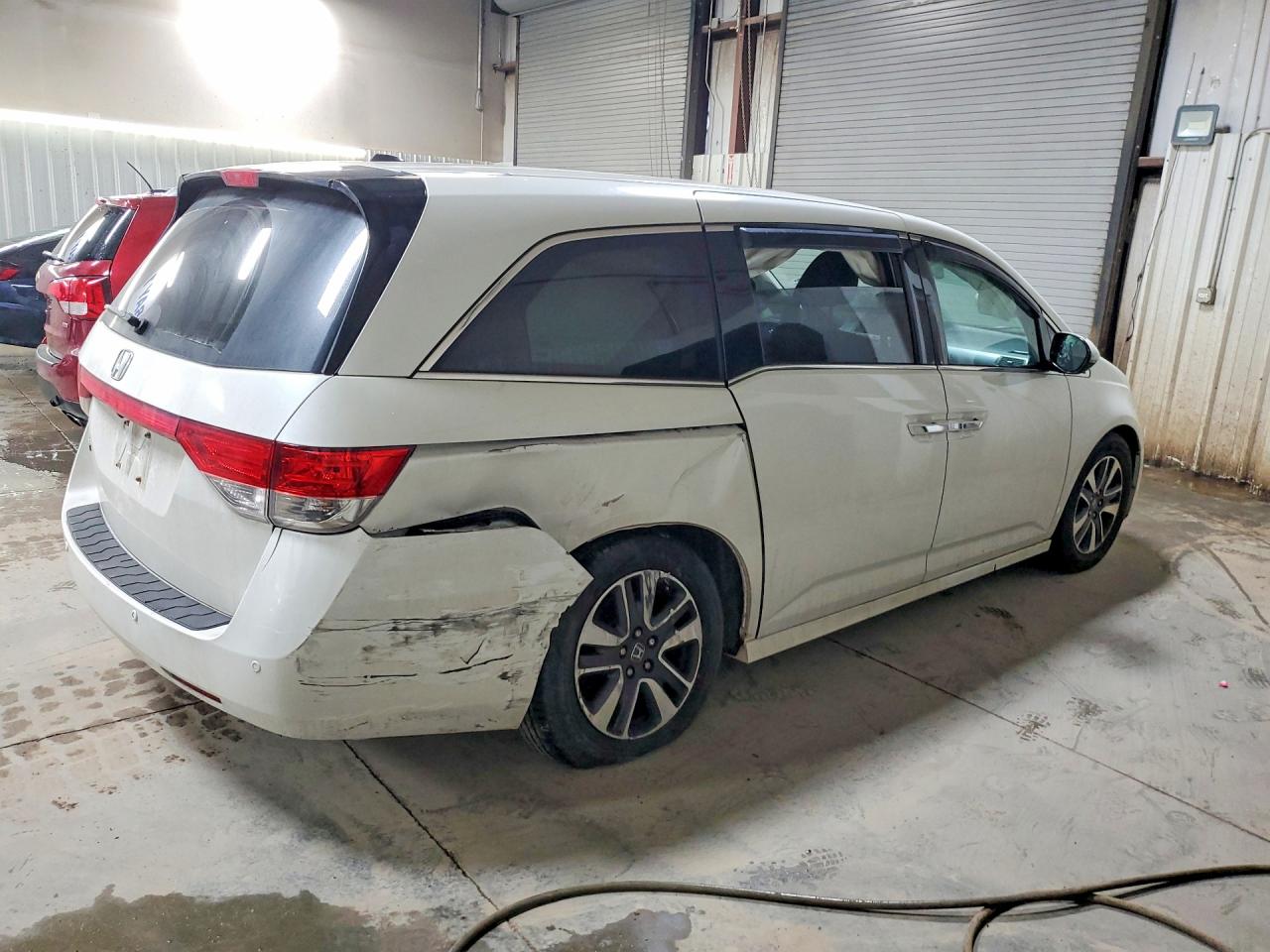 2014 Honda Odyssey Touring/touring Elite Белый vin: 5FNRL5H98EB114951