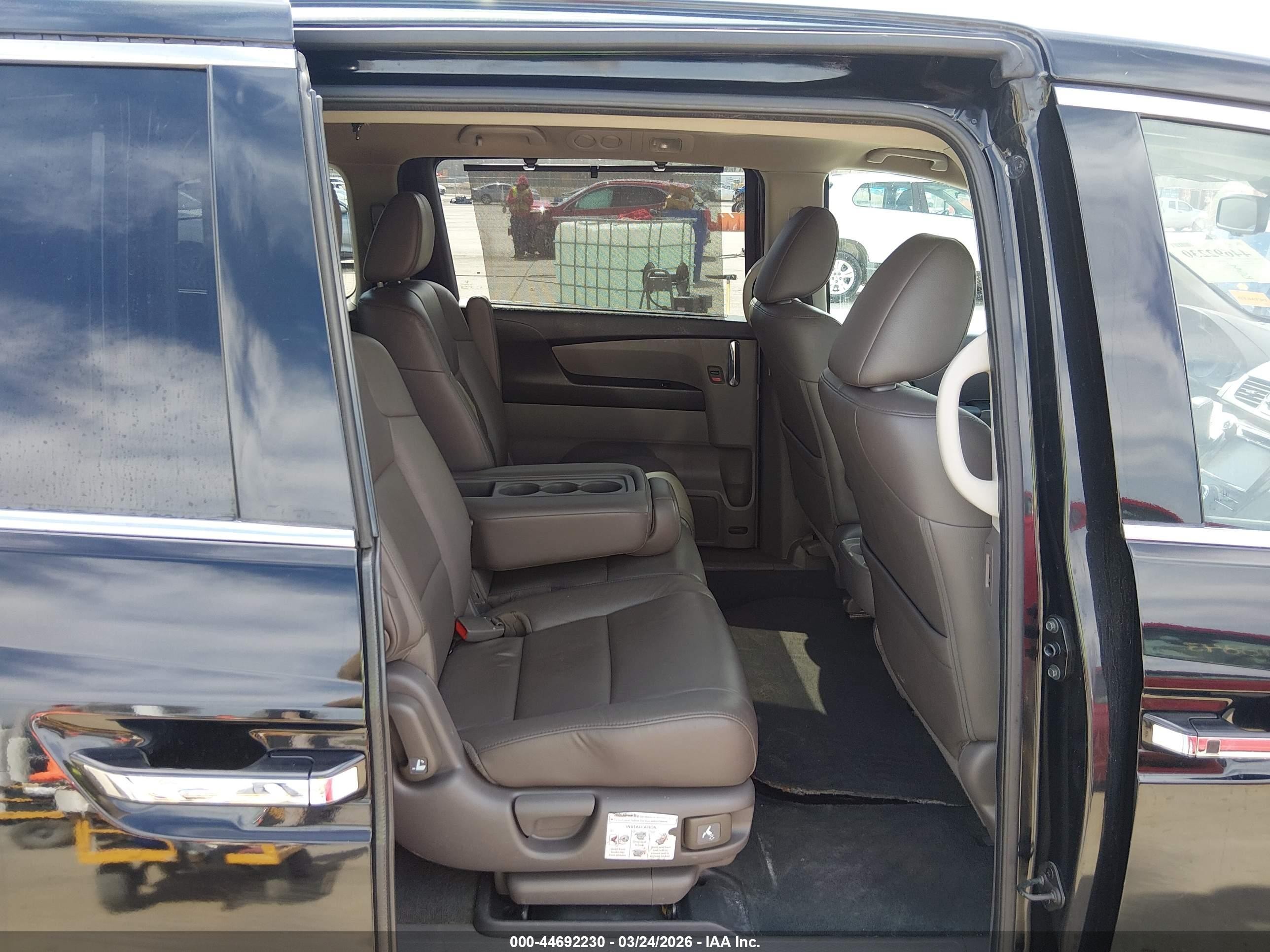 2015 Honda Odyssey Touring/touring Elite Black vin: 5FNRL5H98FB062416