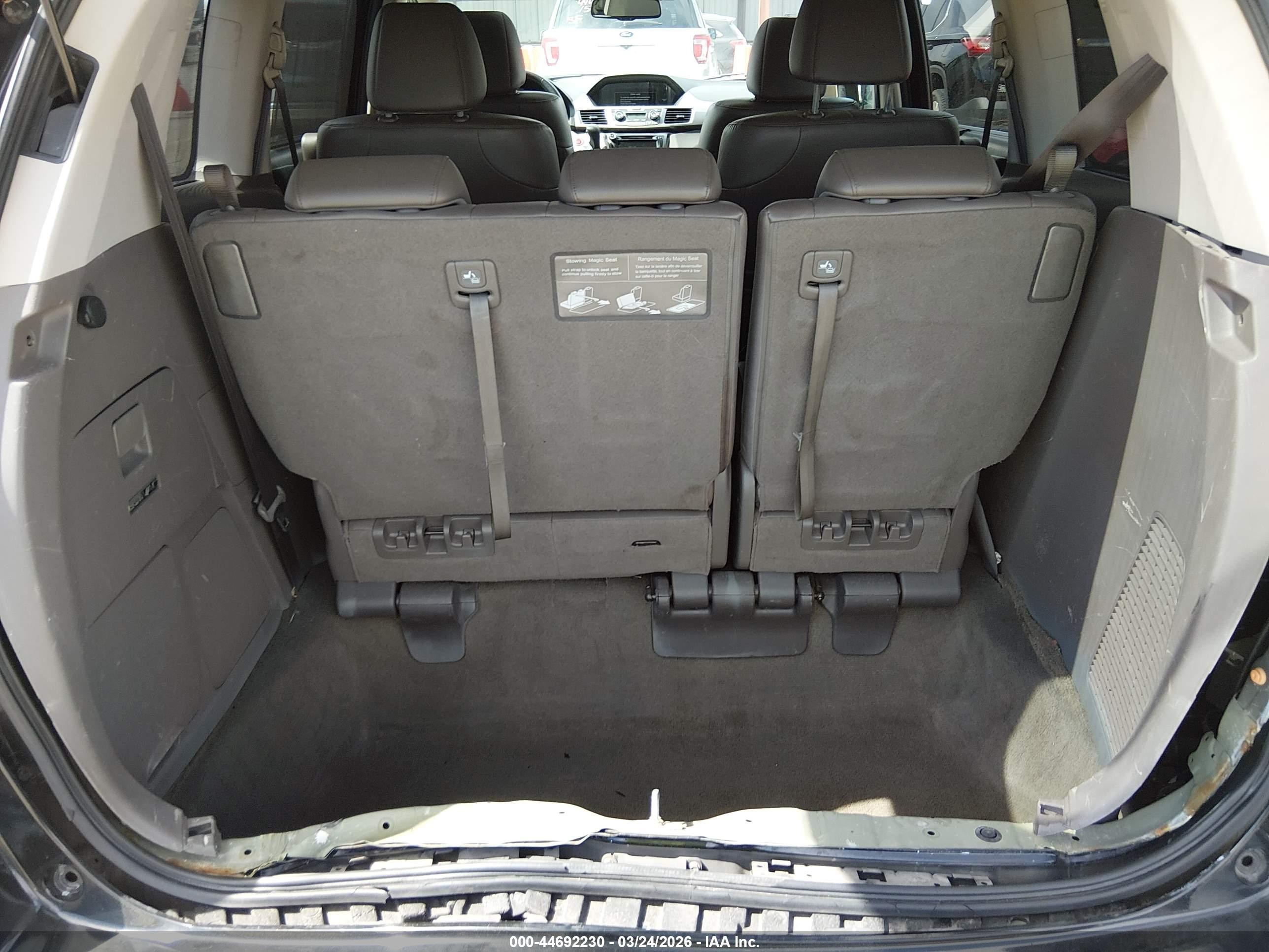 2015 Honda Odyssey Touring/touring Elite Black vin: 5FNRL5H98FB062416