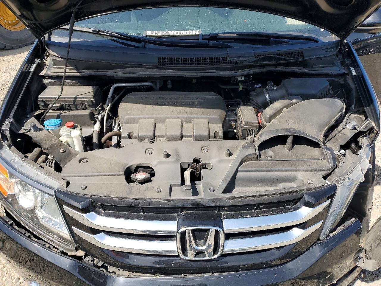 2015 Honda Odyssey Touring Black vin: 5FNRL5H98FB062464